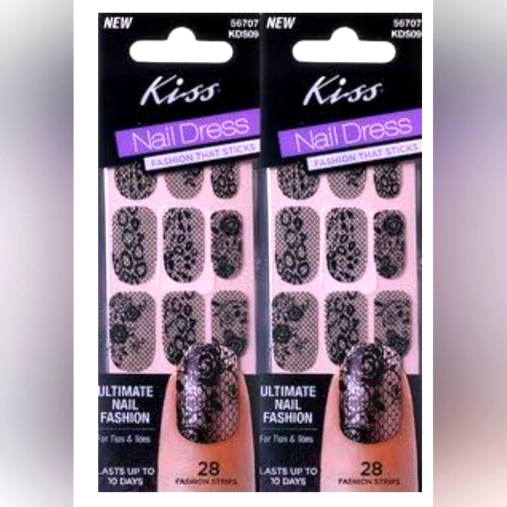 Kiss Nail wraps 2 packs overstock